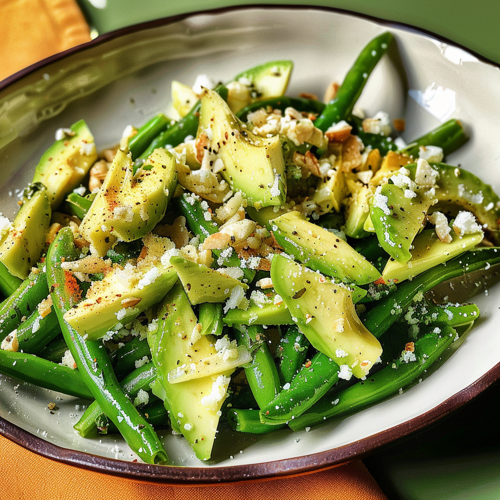 Avocado Caesar Green Beans
