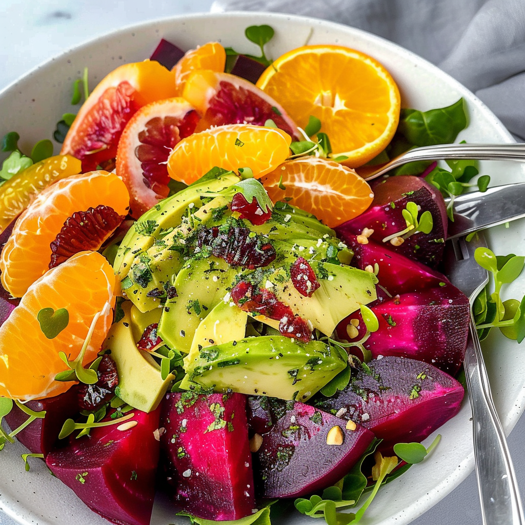 Avocado Orange Beet Salad