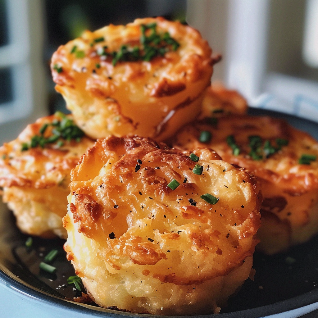 Cheesy Mashed Potato Puffs