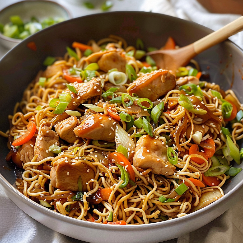 Chicken Chow Mein with Ultimate Sauce