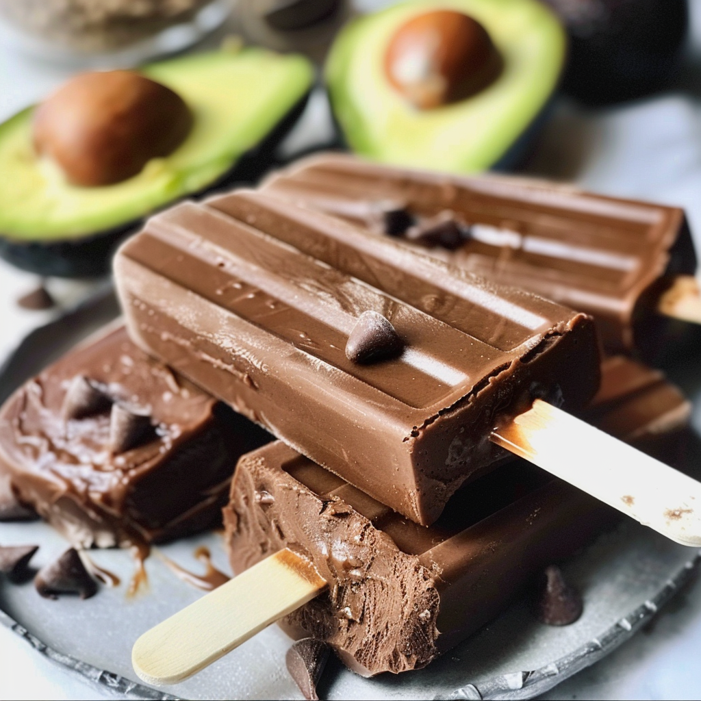 Chocolate Avocado Fudgesicles