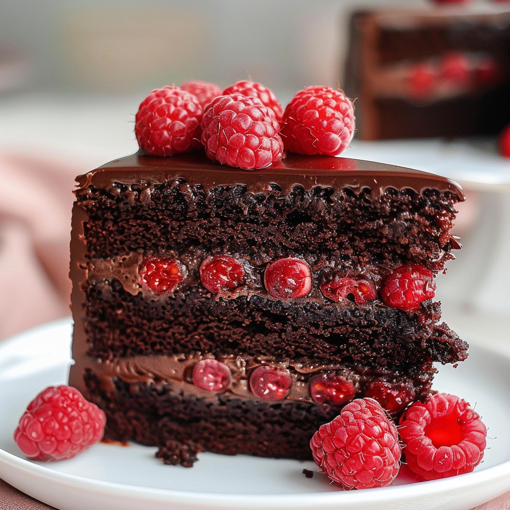 Chocolate Raspberry Cake