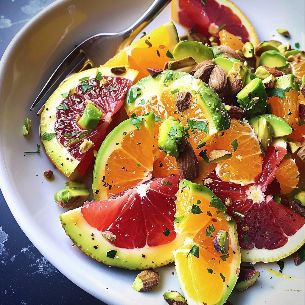 Citrus Avocado Salad with Pistachios