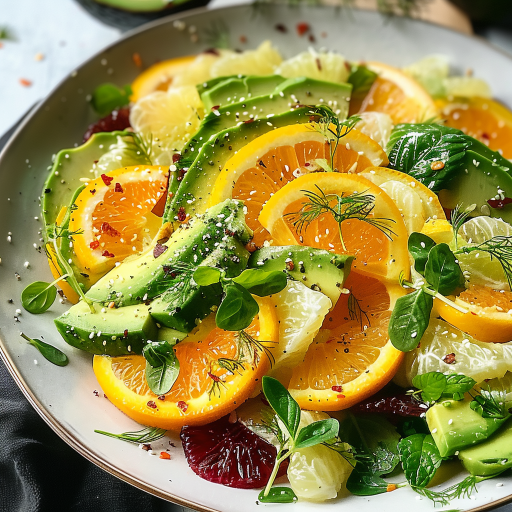 Citrus Fennel Avocado Salad