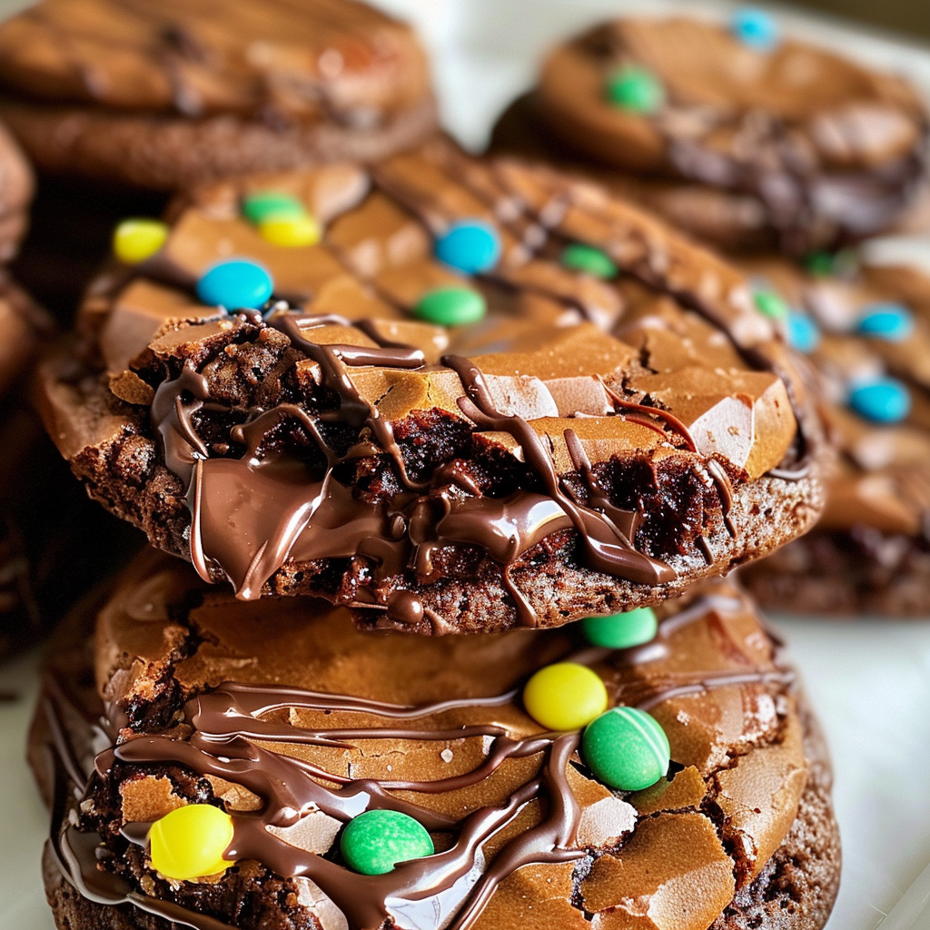 Cosmic Brownie Cookies