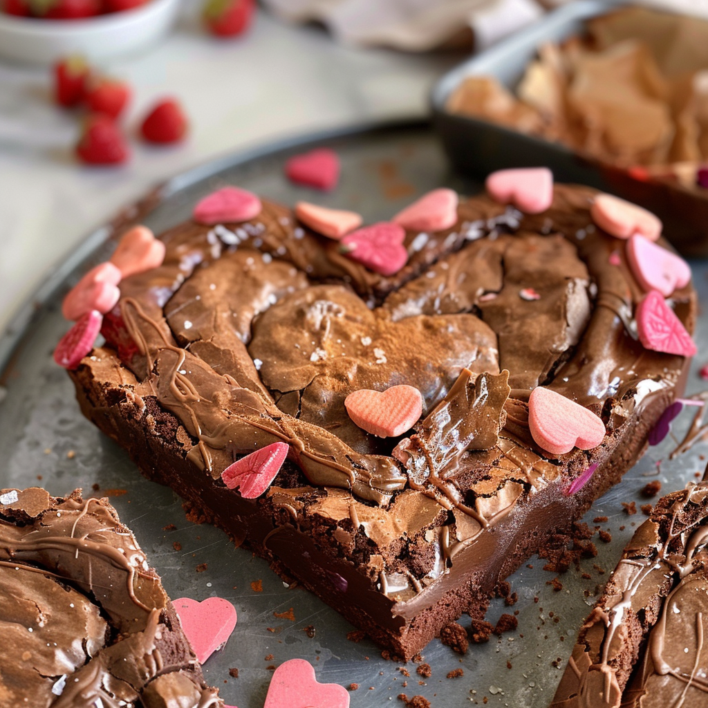 Heart Shaped Brownies