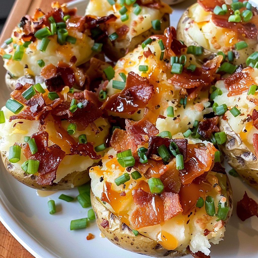 Loaded Smashed Potatoes