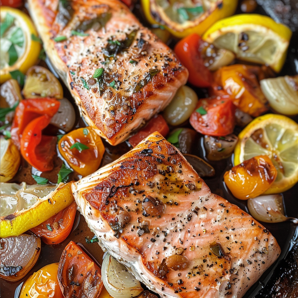 Mediterranean One-Pan Salmon