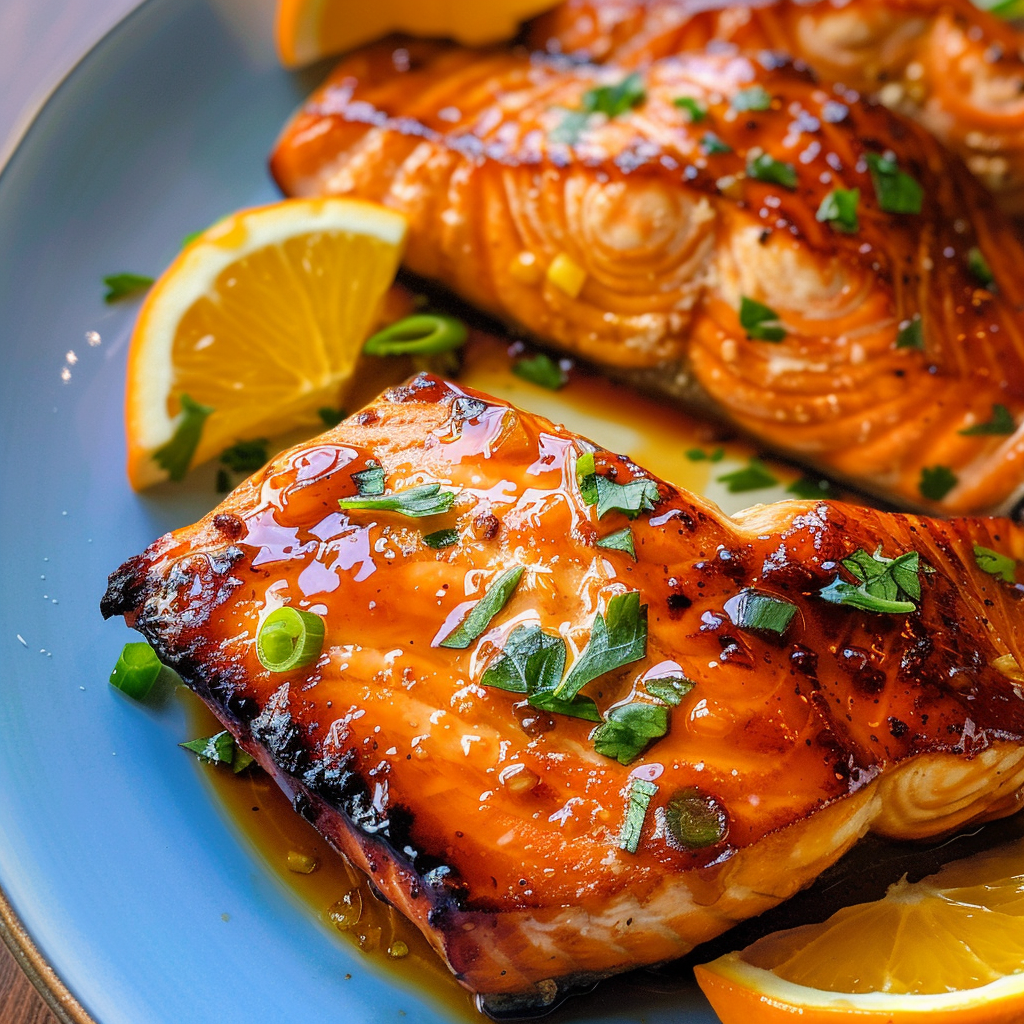 Orange Glazed Salmon