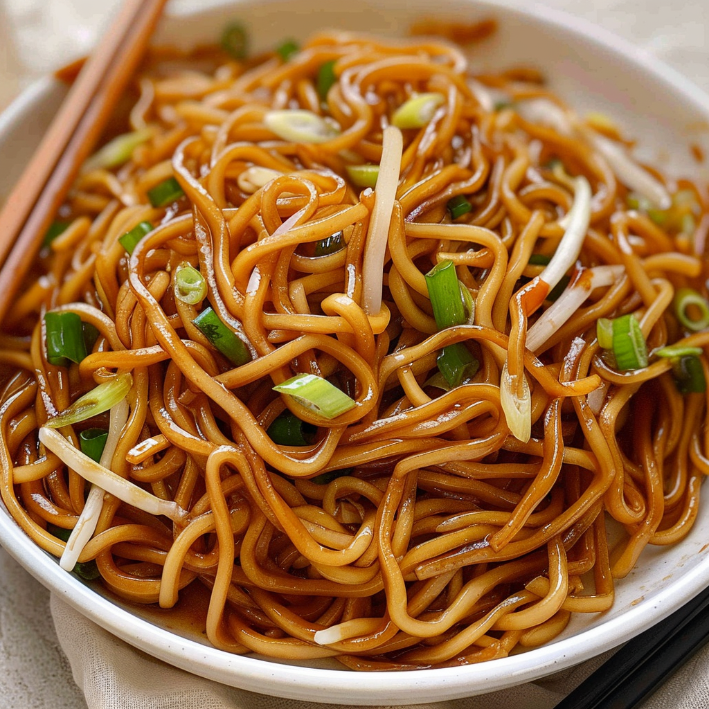 Plain Lo Mein Noodles Recipe