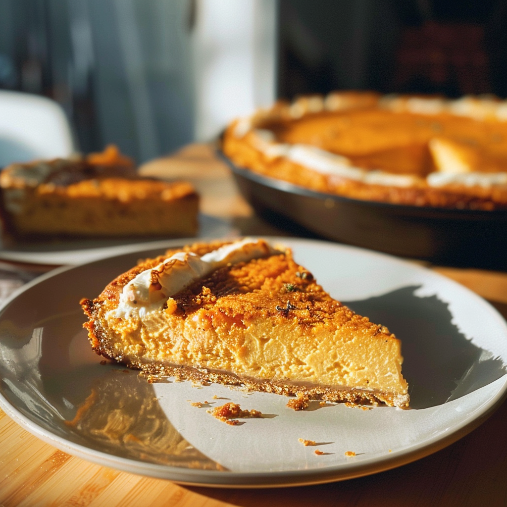 Pumpkin Cottage Cheese Bake