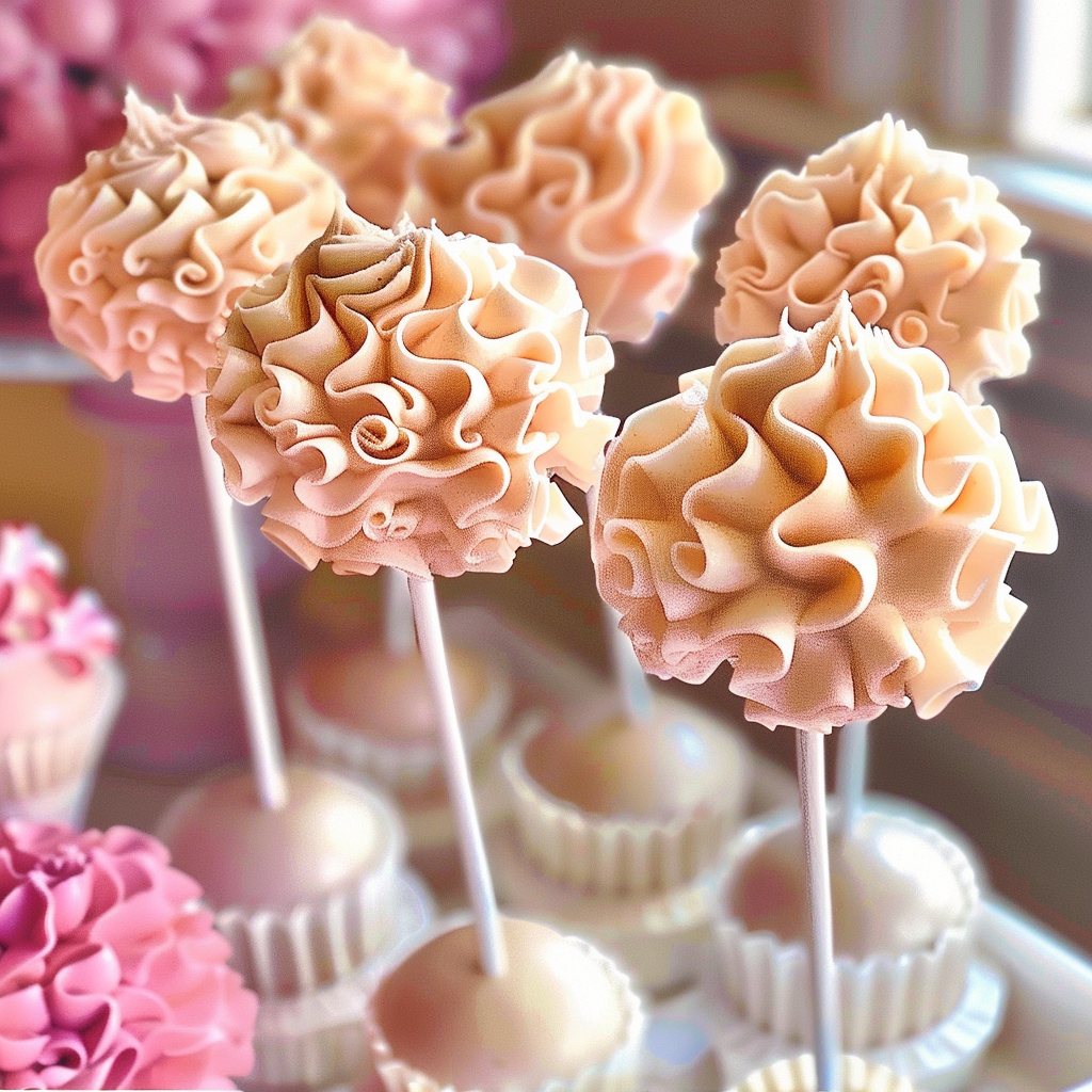 Ruffle Cake Pops