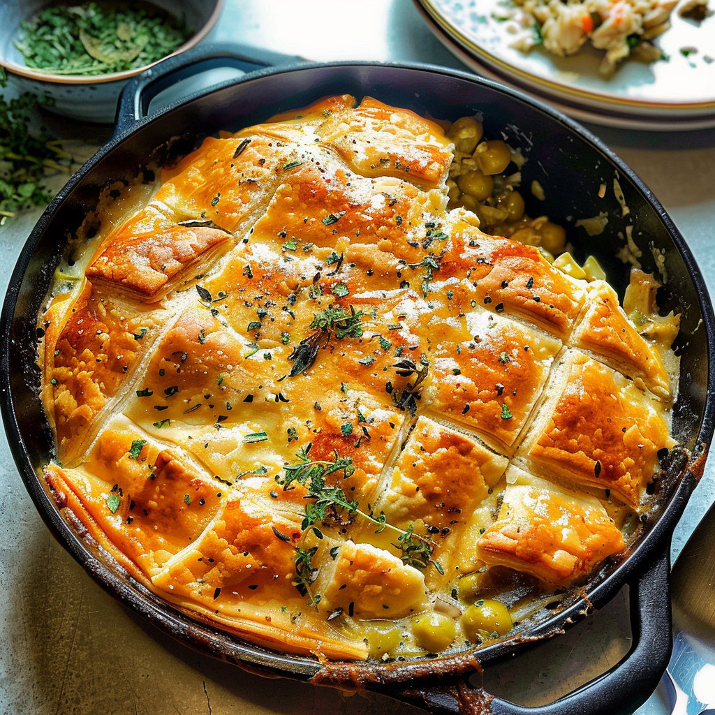 Skillet Chicken Pot Pie