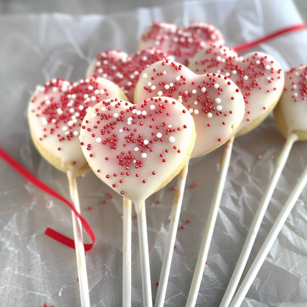 Valentine Cookie Pops